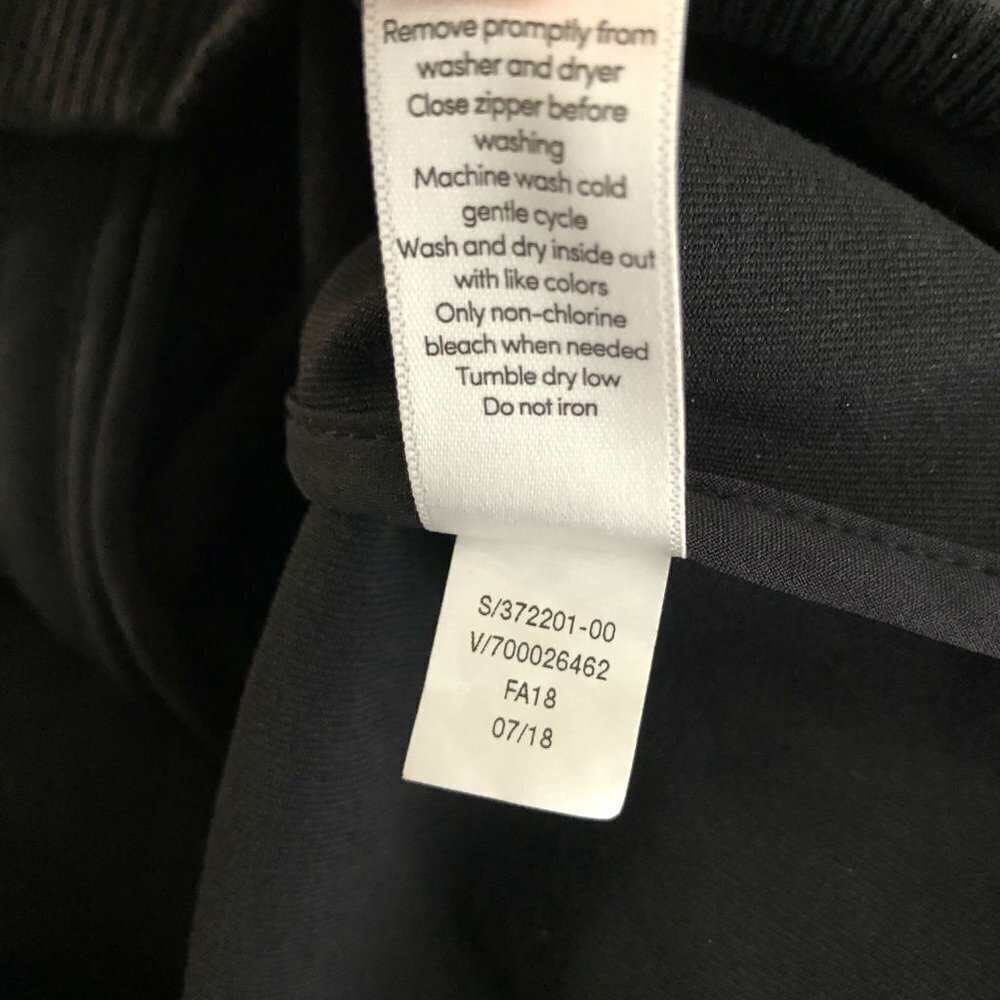 Athleta Circa Track Jacket Black White Full Zip XS - Picture 8 of 8